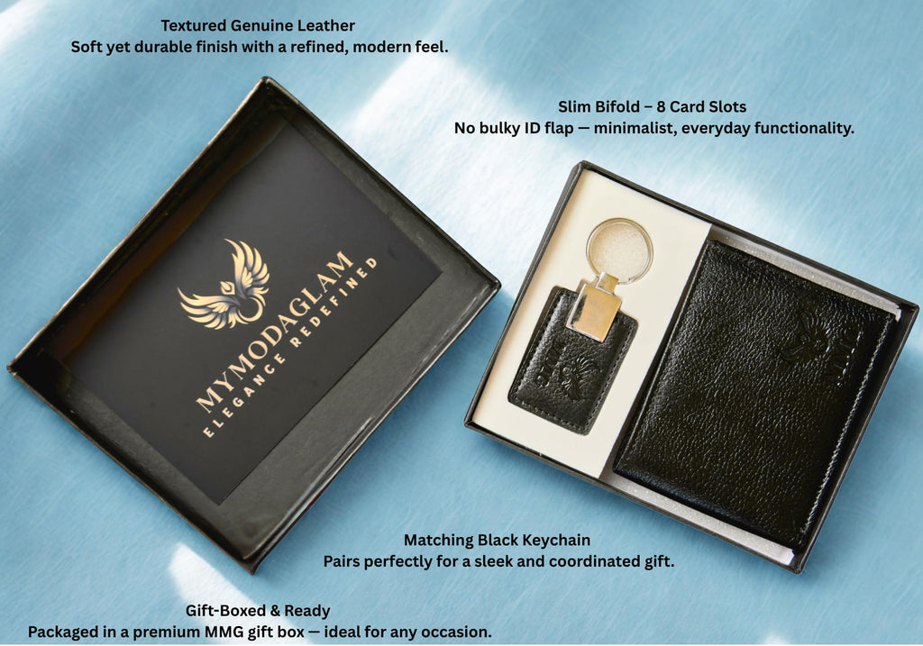 MYMODAGLAM Slim Wallet – Budget-Friendly Everyday Card Holder, Lightweight Minimalist Wallet & Keychain for Men & Women