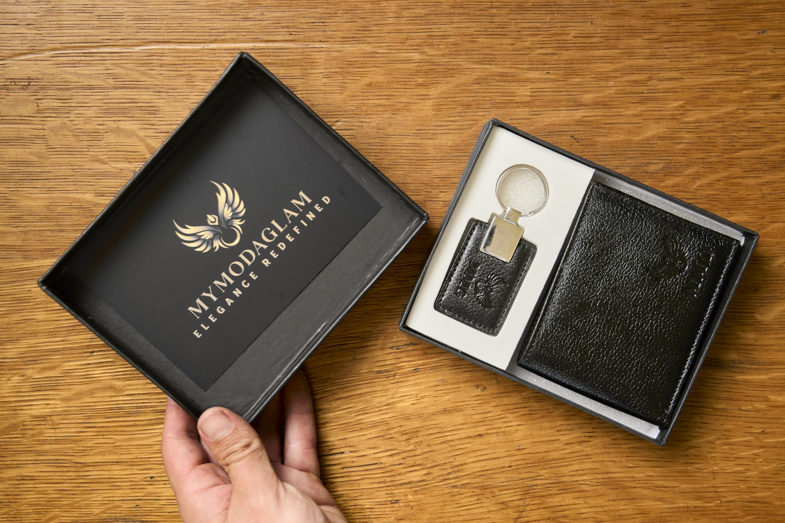 MYMODAGLAM Slim Wallet – Budget-Friendly Everyday Card Holder, Lightweight Minimalist Wallet & Keychain for Men & Women