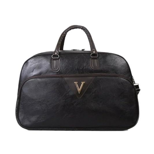 MYMODAGLAM Weekender Duffel Bag – PU Leather Travel Bag, Carry On Overnight Gym Bag for Men & Women