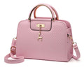 MYMODAGLAM Women’s Top Handle Satchel Handbag – Small Structured Croc Texture Purse for Work, Party, Wedding