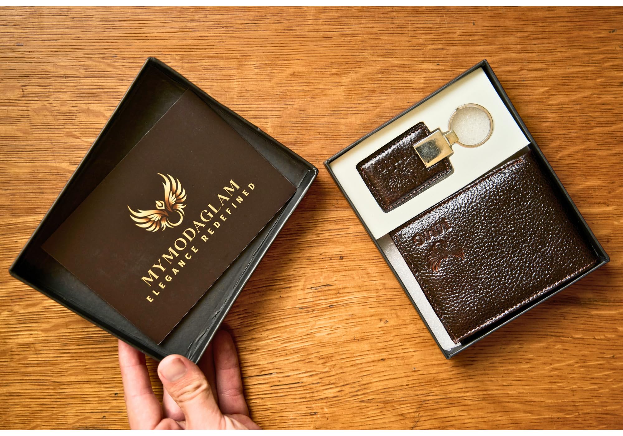 MYMODAGLAM Slim Wallet – Budget-Friendly Everyday Card Holder, Lightweight Minimalist Wallet & Keychain for Men & Women